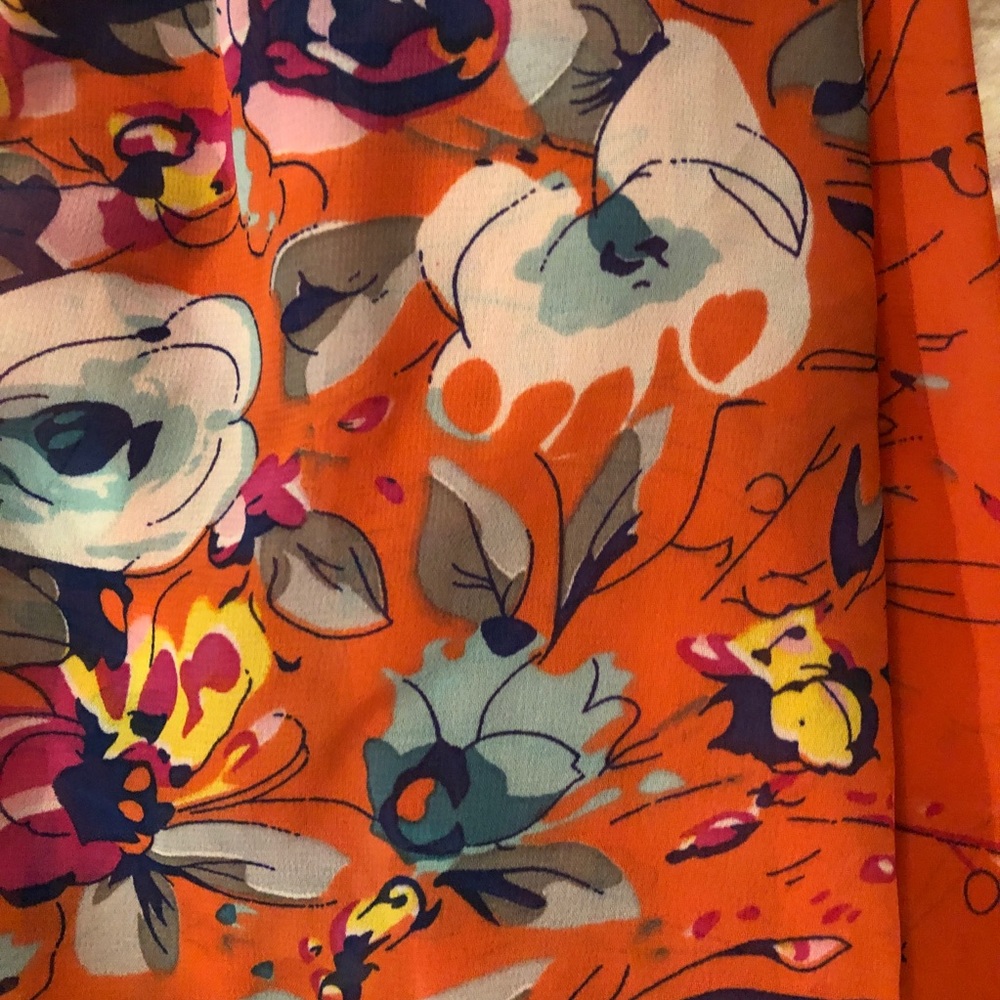 Floral scarf